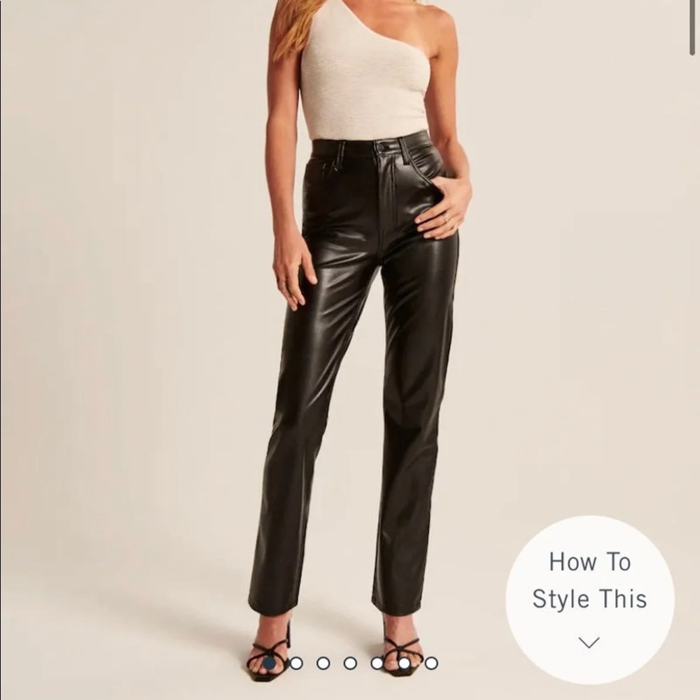 Abercrombie Leather 90s Pants